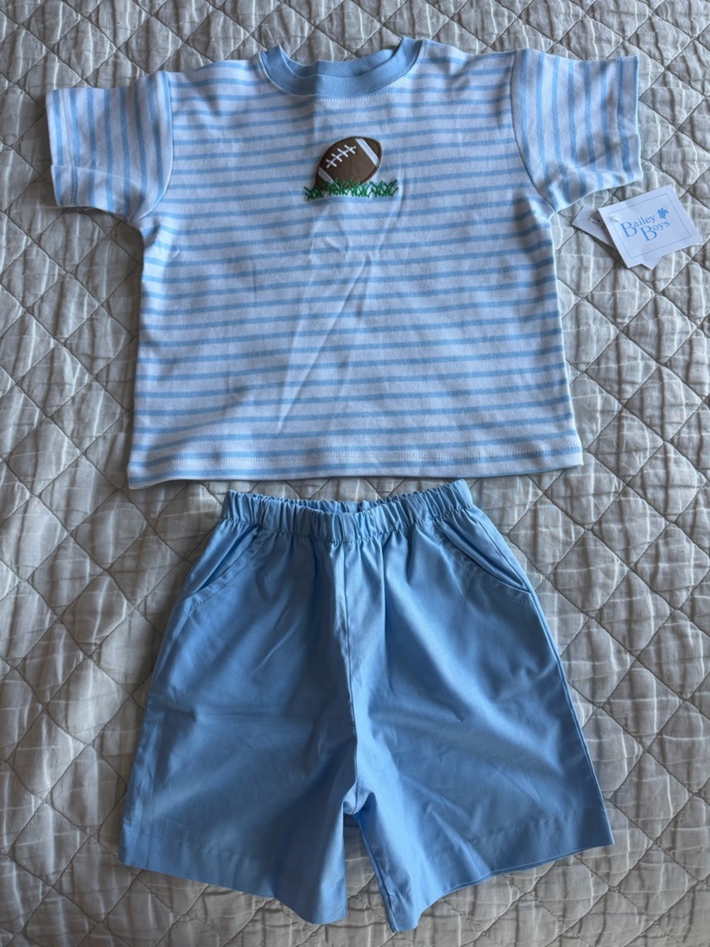 Bailey Boys Tiny Touchdown Short Set (4T)